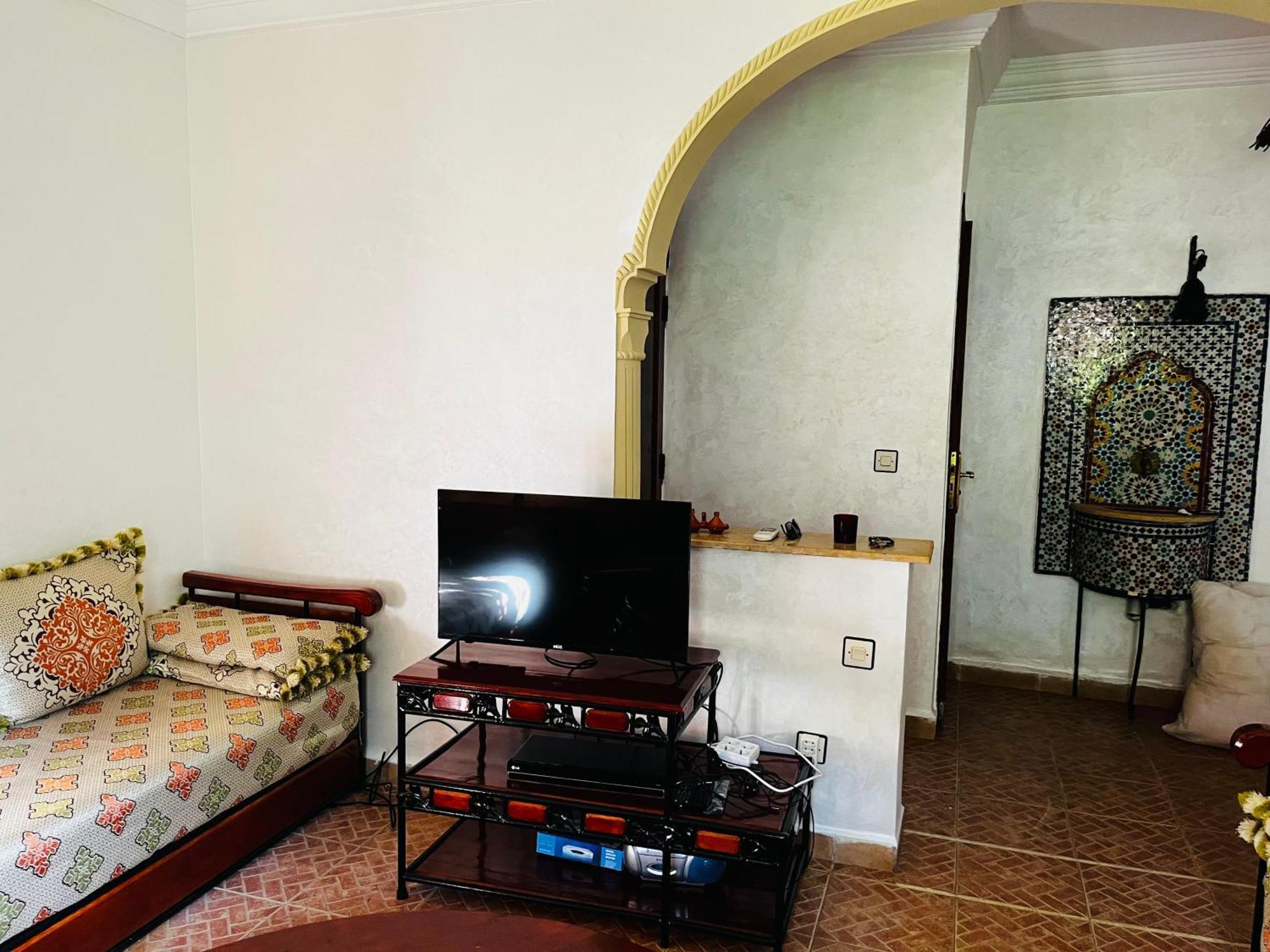 Appartement Dans Residence Avec Piscine Marraquexe Exterior foto